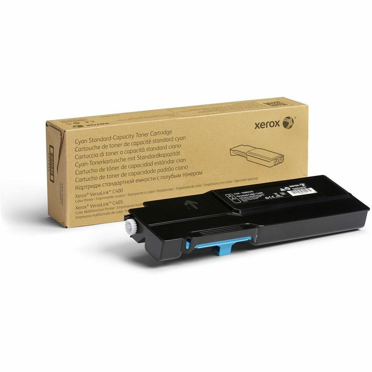 Xerox Original Standard Yield Laser Toner Cartridge - Cyan - 1 Each