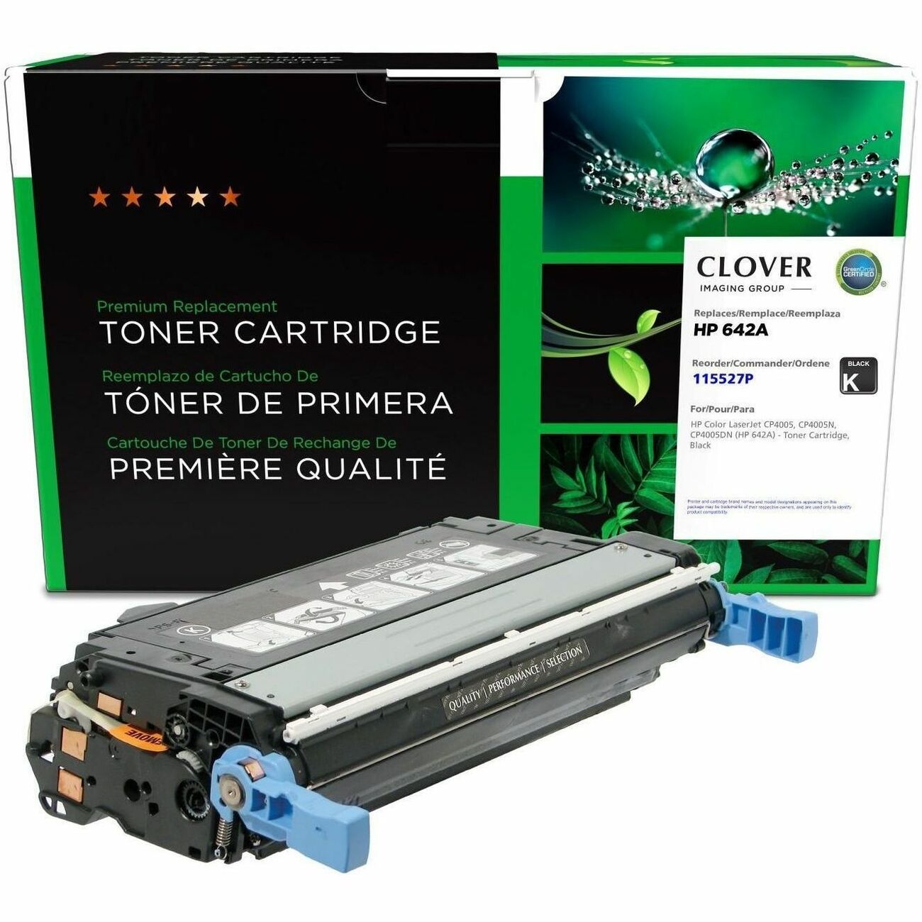 CIG Remanufactured Laser Toner Cartridge 642A (HP 642A, HP CB400A) - Black - 1 Each