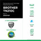 CIG Remanufactured Laser Toner Cartridge Brother TN210C - Cyan - 1 Each - 200470P