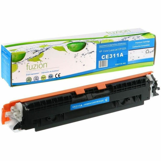 fuzion - Alternative for HP CE311A (126A) RemanufacturedToner - Cyan