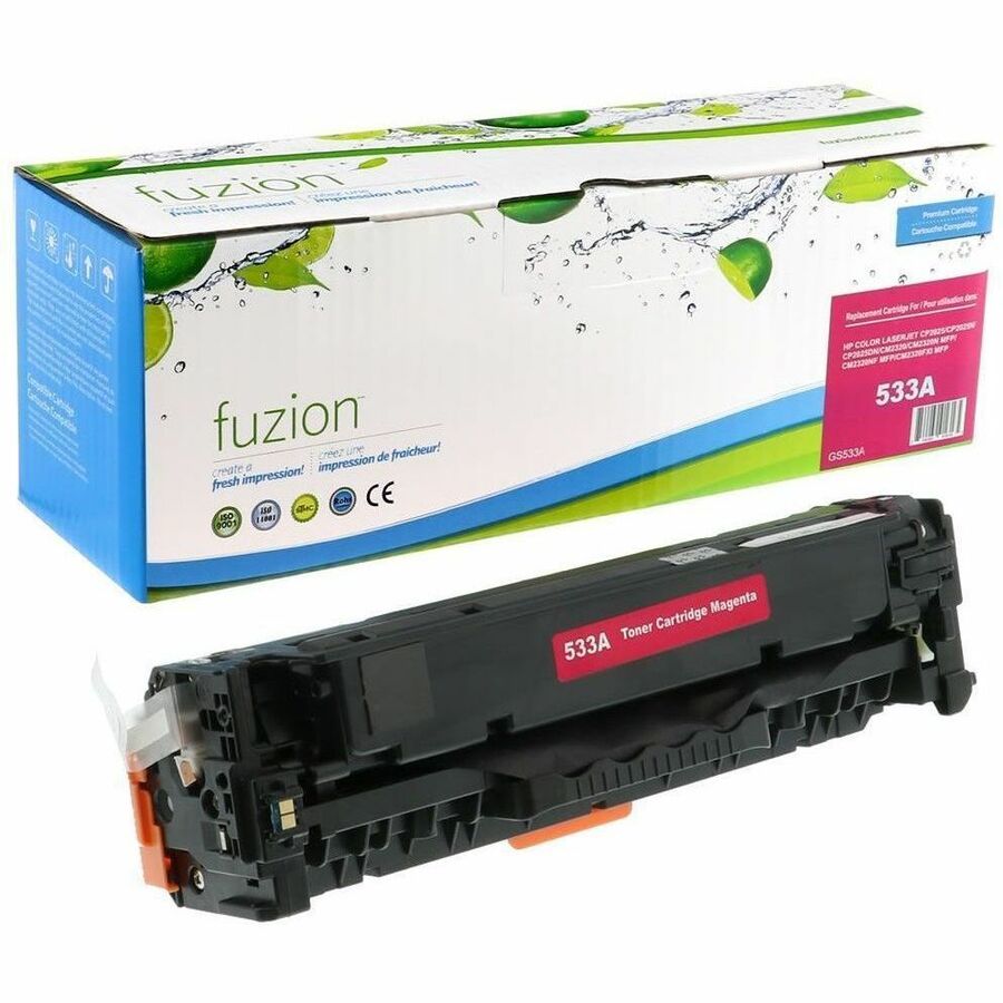 fuzion - Alternative for HP CC533A (304A) Remanufactured Toner - Magenta