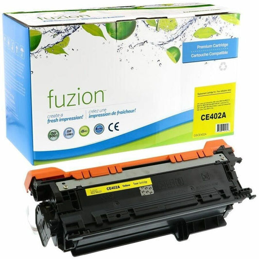 fuzion - Alternative for HP CE402A (507X) Remanufactured Toner - Yellow