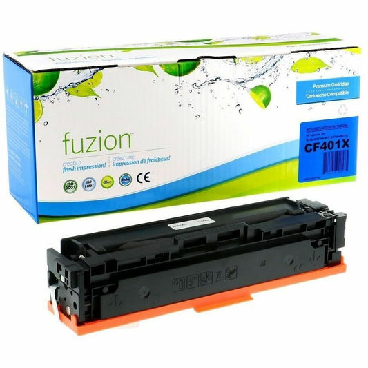 fuzion - Alternative for HP CF401X (201X) Compatible Toner - Cyan