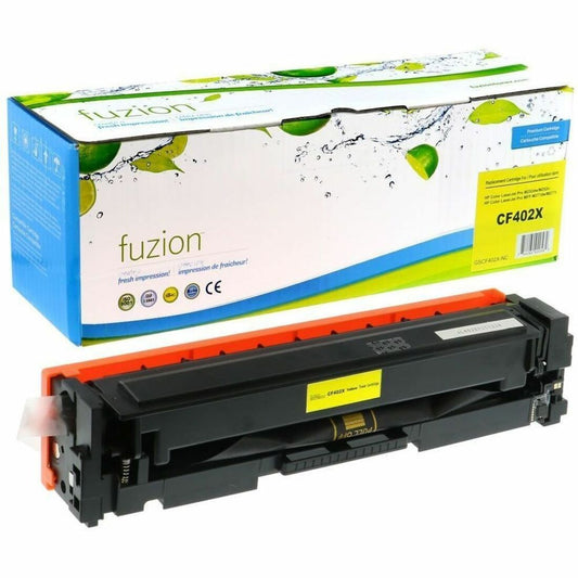 fuzion - Alternative for HP CF402X (201X) Compatible Toner - Yellow