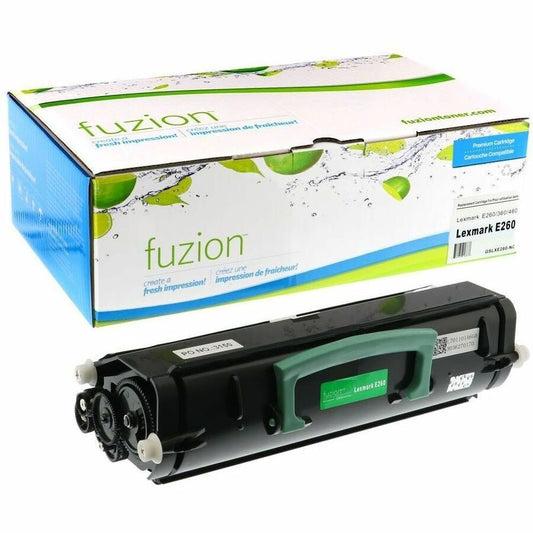 fuzion - Alternative for Lexmark E260A11A Compatible Toner - Black