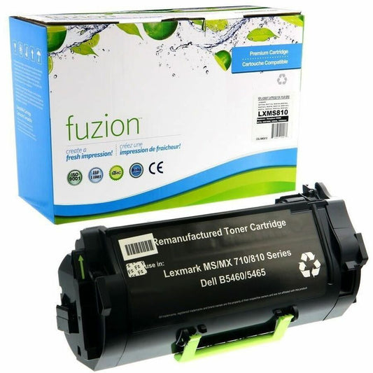 fuzion - Alternative for Lexmark 52D1H00 Remanufactured Toner - Black