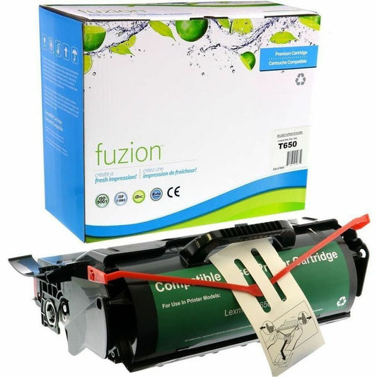fuzion - Alternative for Lexmark T650H21A Remanufactured Toner - Black