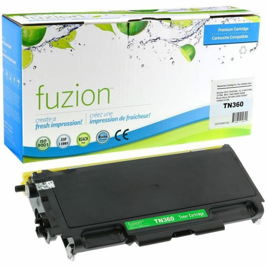fuzion - Alternative for Brother TN360 Compatible Toner - Black