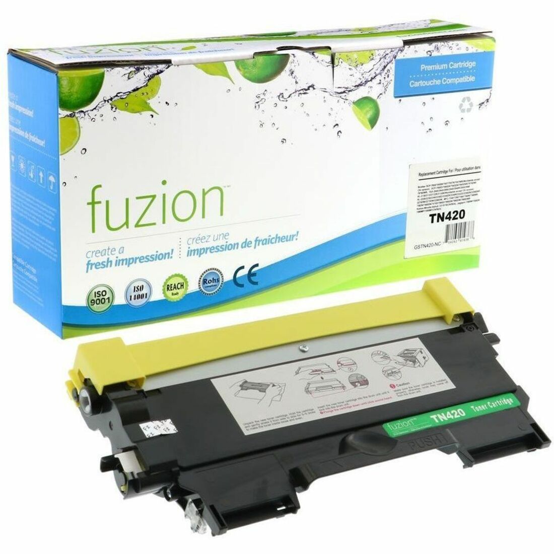 fuzion - Alternative for Brother TN420 Compatible Toner - Black
