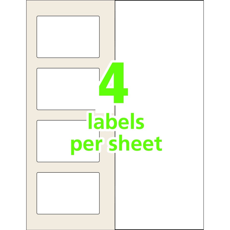 Avery&reg; Easy Align Self-Laminating ID Labels - 00752