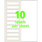 Avery&reg; Easy Align Self-Laminating ID Labels - 00753