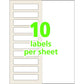 Avery&reg; Easy Align Self-Laminating ID Labels - 00753
