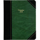 Blueline Traditional Daily Planner, 8" x 6-1/2" , Bilingual, Green - C517B