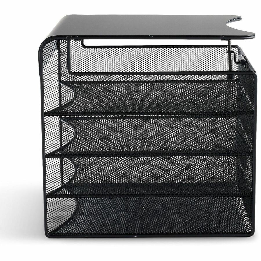 Safco Onyx Solid Top Horizontal Hanging Storage - 3242BL