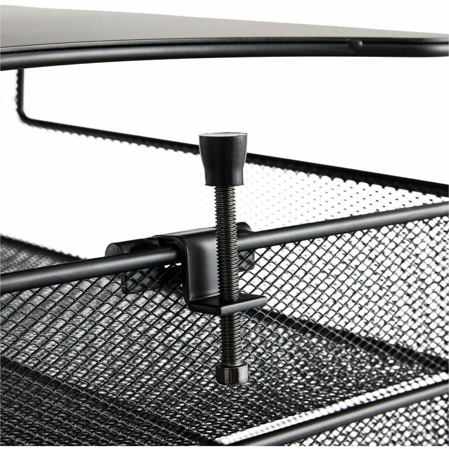 Safco Onyx Solid Top Horizontal Hanging Storage - 3242BL
