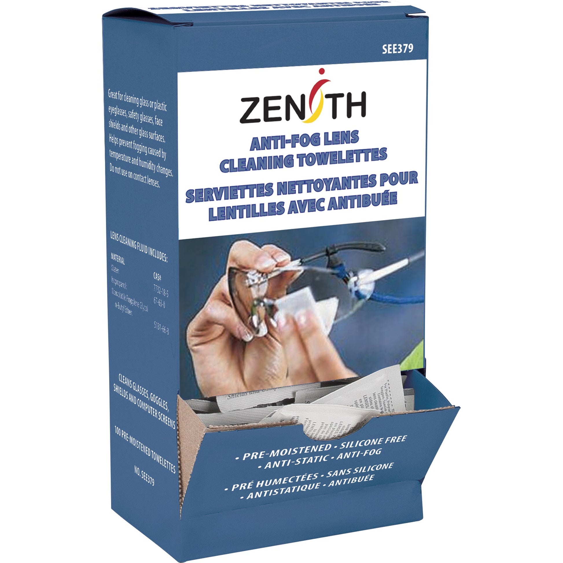 Zenith Lens Cleaning Towelettes