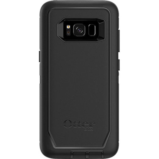 OtterBox Defender Rugged Carrying Case (Holster) Samsung Galaxy S8 Smartphone - Black - 77-54515