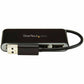 StarTech.com 4 Port Portable USB 2.0 Hub w/ Built-in Cable - 4 Port USB Hub - ST4200MINI2