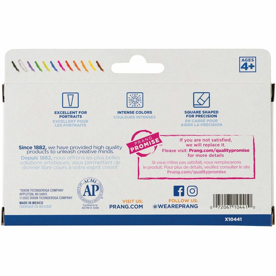 Prang Pastello - Colored Paper Chalk - 10441