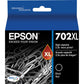 Epson DURABrite Ultra T702XL Original High Yield Inkjet Ink Cartridge - Black - 1 Each - T702XL120-S