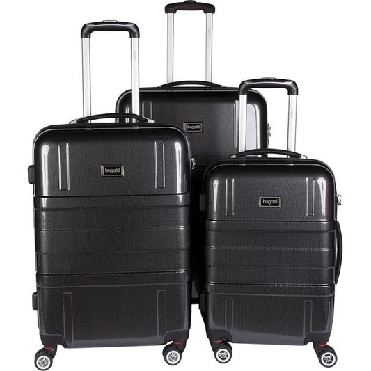 bugatti Travel/Luggage Case (Roller) Travel Essential, Luggage - Black
