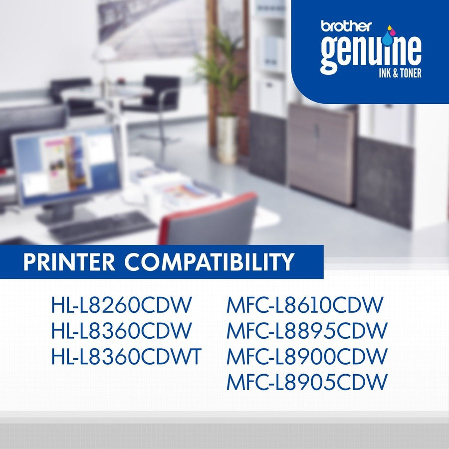 Brother TN433C Original High Yield Laser Toner Cartridge - Cyan - 1 Each - TN433C