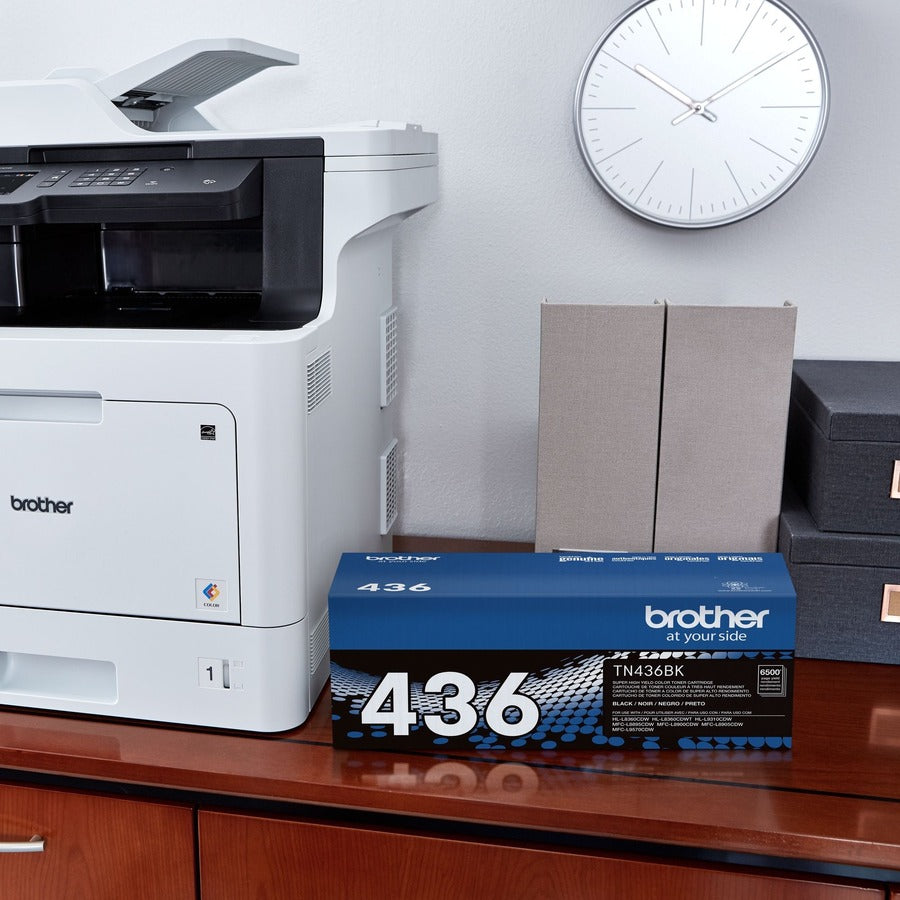 Brother TN436BK Original Laser Toner Cartridge - Black - 1 Each - TN436BK