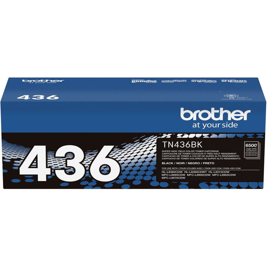 Brother TN436BK Original Laser Toner Cartridge - Black - 1 Each - TN436BK