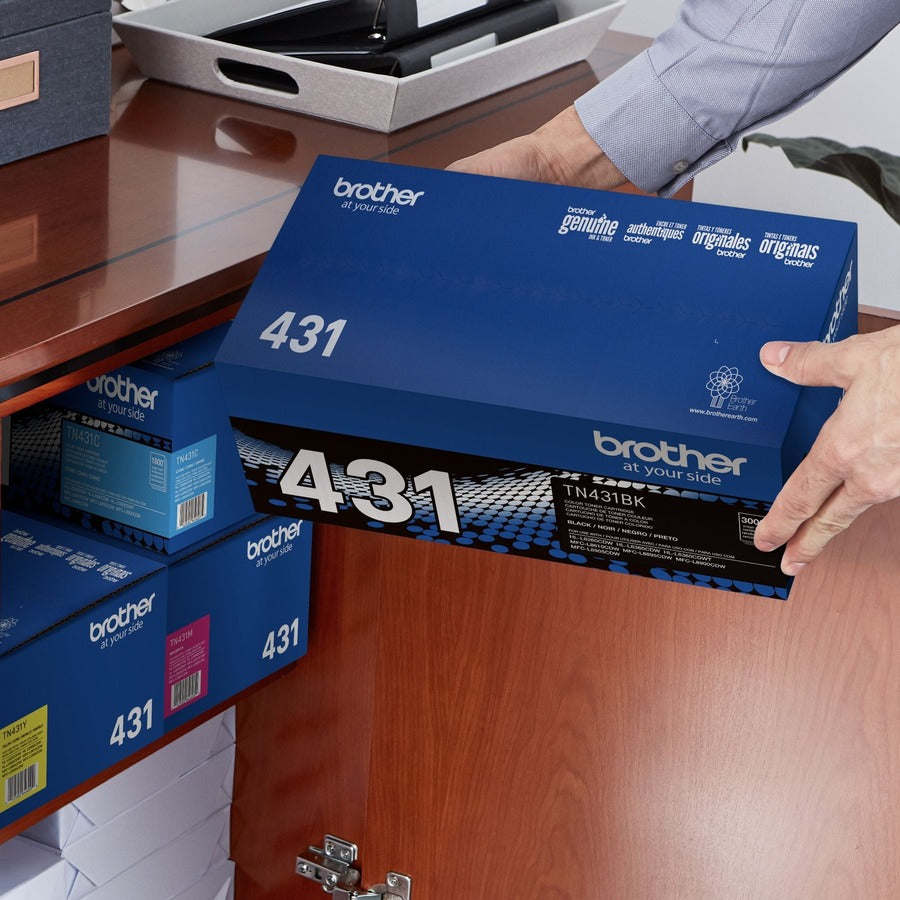 Brother TN431BK Original Standard Yield Laser Toner Cartridge - Black - 1 Each - TN431BK
