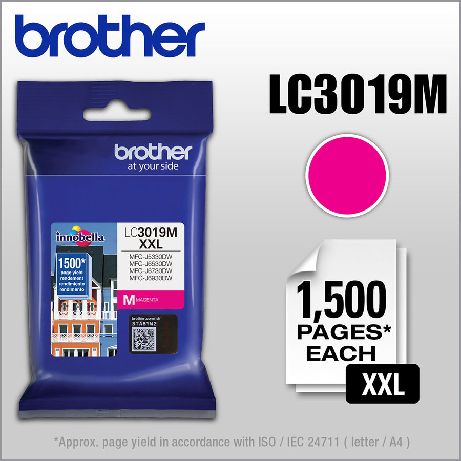Brother Innobella LC3019MS Original Inkjet Ink Cartridge - Magenta - 1 Each - LC3019MS