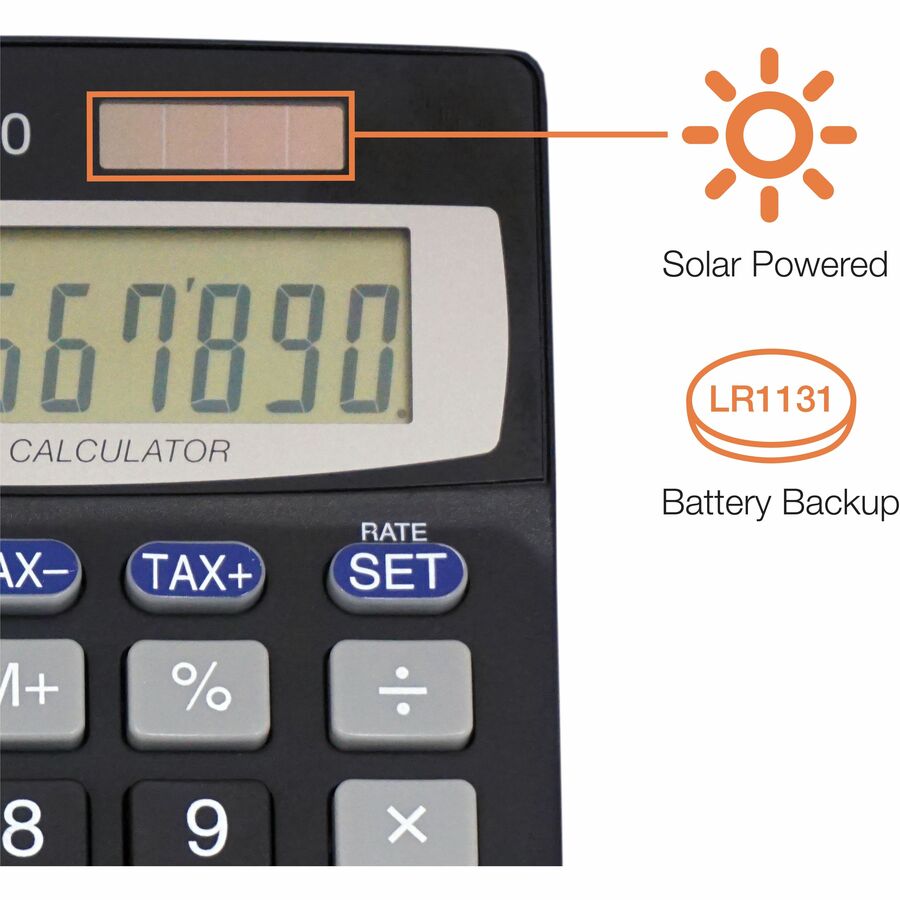 Victor 10 Digit Tax and Currency Conversion Desktop Calculator - 9500