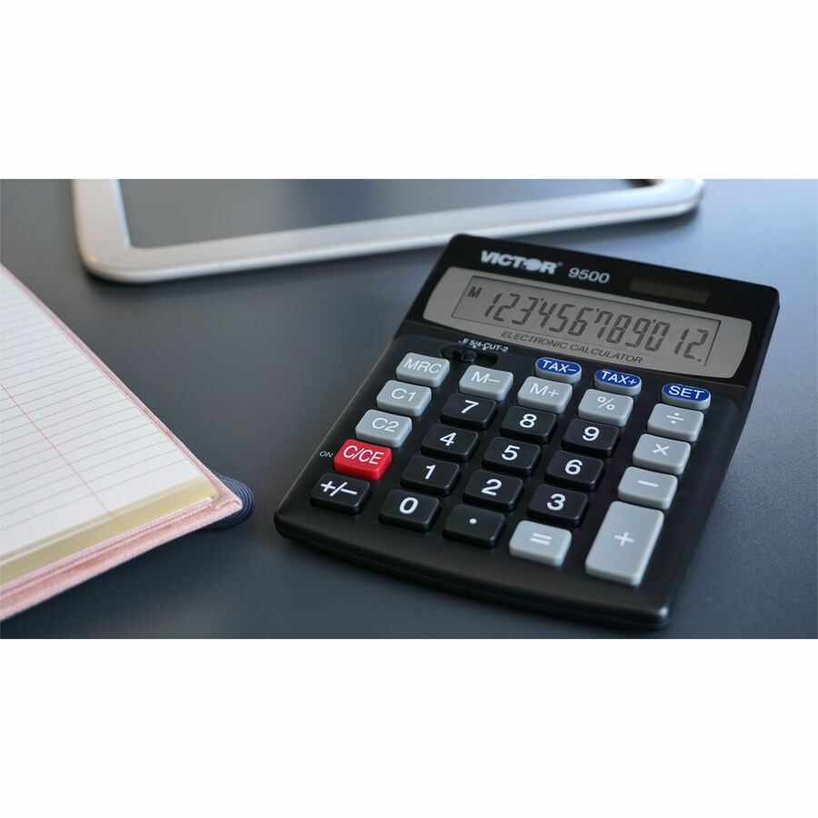 Victor 10 Digit Tax and Currency Conversion Desktop Calculator - 9500
