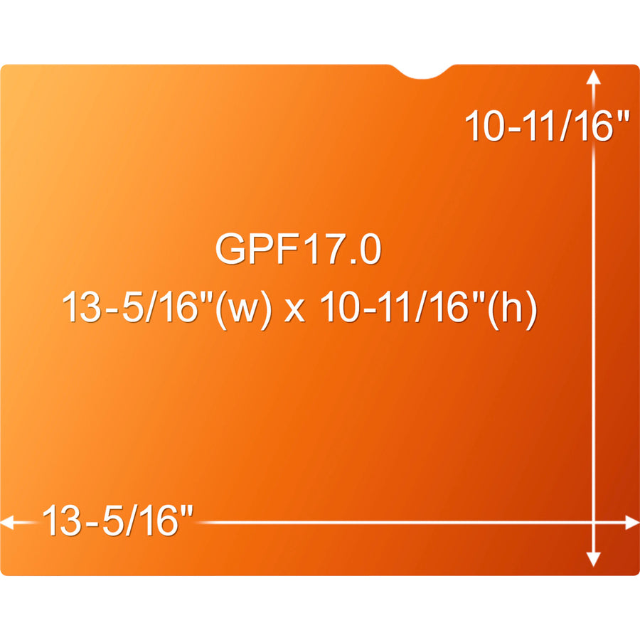 3M Gold Privacy Filter for 17 in Monitors 5:4 GF170C4B Gold, Glossy Black - GF170C4B