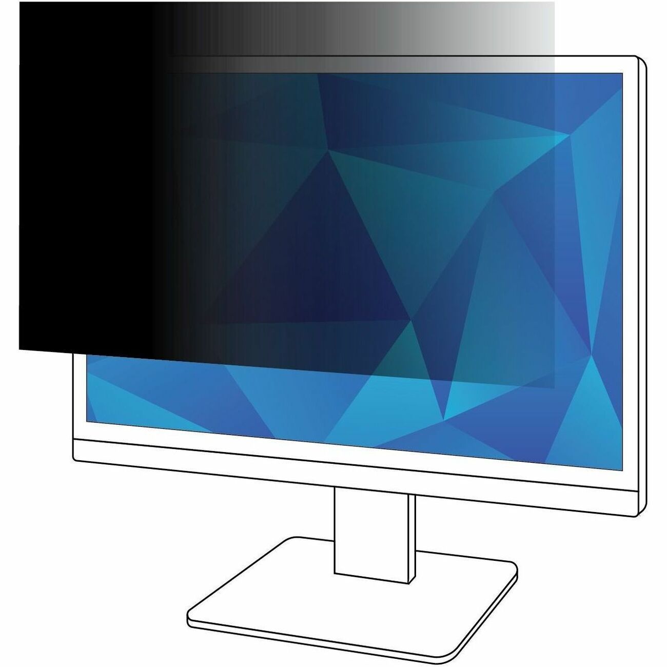 3M™ Privacy Filter for 21.5in Monitor, 16:9, PF215W9B