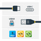 StarTech.com 2m 6 ft USB C to USB B Printer Cable - M/M - USB 3.0 (5Gbps) USB B Cable - USB C to USB B Cable - USB Type C to Type B Cable - USB315CB2M