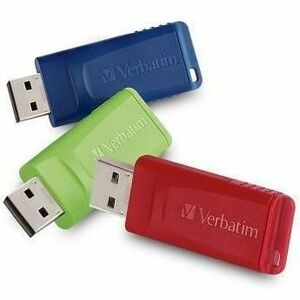 Verbatim 32GB Store 'n' Go USB Flash Drive - 3pk - Red, Green, Blue