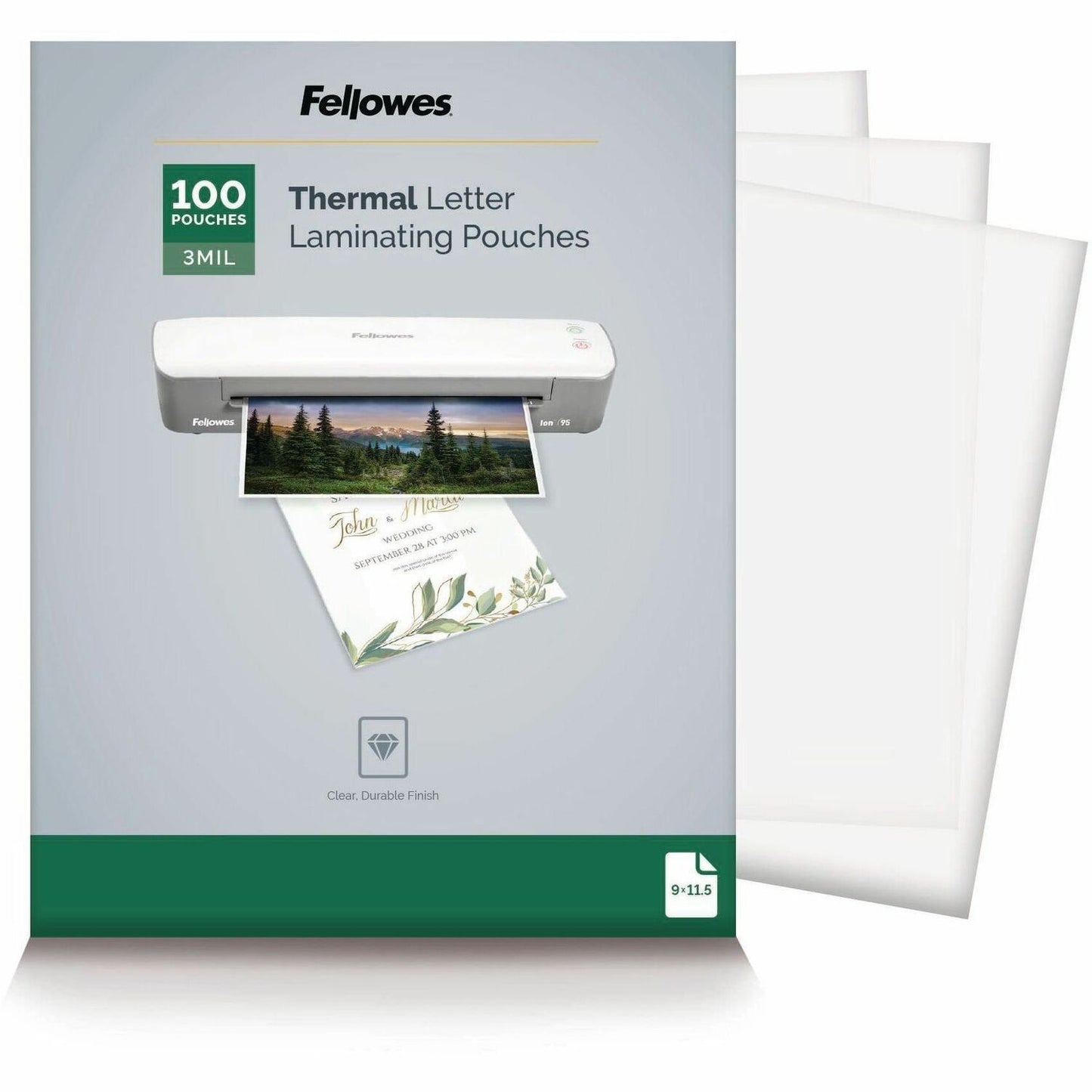 Fellowes Letter-Size Thermal Laminating Pouches