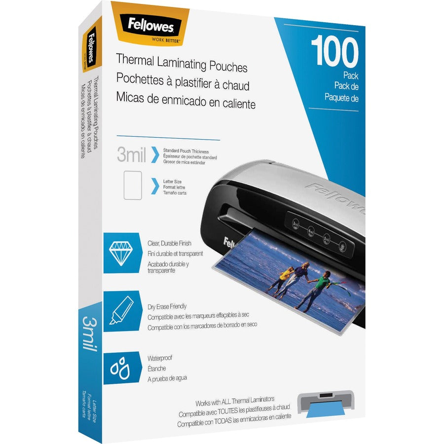 Fellowes Letter-Size Thermal Laminating Pouches - 5743301