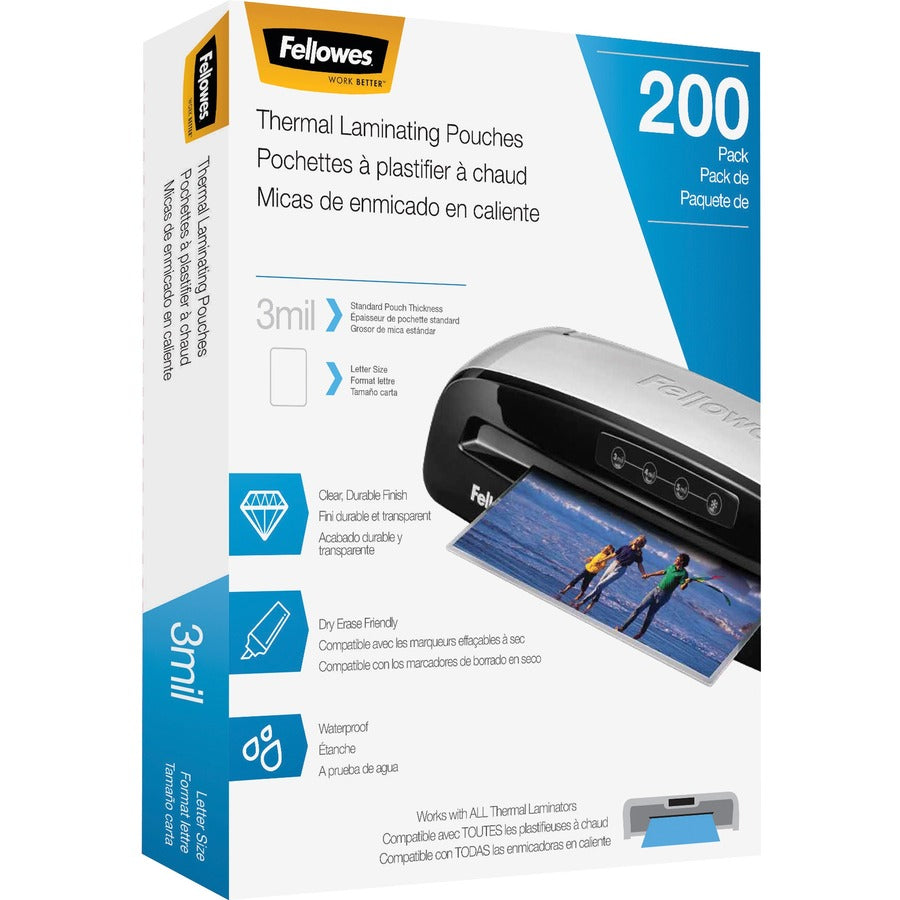 Fellowes Letter-Size Thermal Laminating Pouches - 5743401