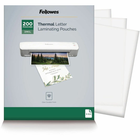 Fellowes Letter-Size Thermal Laminating Pouches