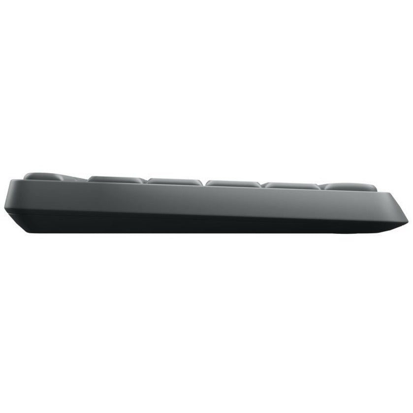 Logitech MK235 Wireless Keyboard and Mouse Combo for Windows, 2.4 GHz Wireless Unifying USB Receiver, 15 FN Keys, Long Battery Life, Compatible with PC, Laptop (French Layout) - 920-007899