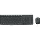 Logitech MK235 Wireless Keyboard and Mouse Combo for Windows, 2.4 GHz Wireless Unifying USB Receiver, 15 FN Keys, Long Battery Life, Compatible with PC, Laptop (French Layout) - 920-007899