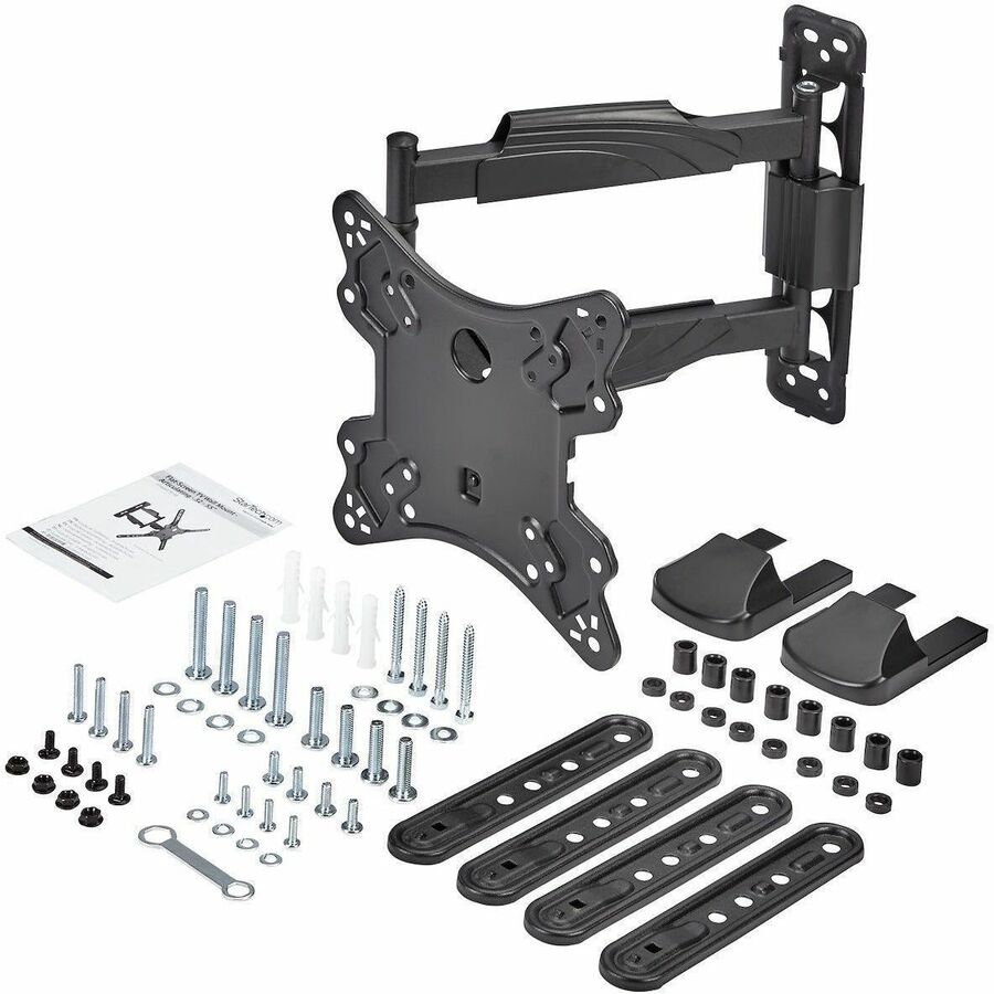 StarTech.com Full Motion TV Wall Mount for 32-55 inch VESA Display - Heavy Duty Articulating Adjustable Flat Screen TV Wall Mount Bracket - FPWARTB1M