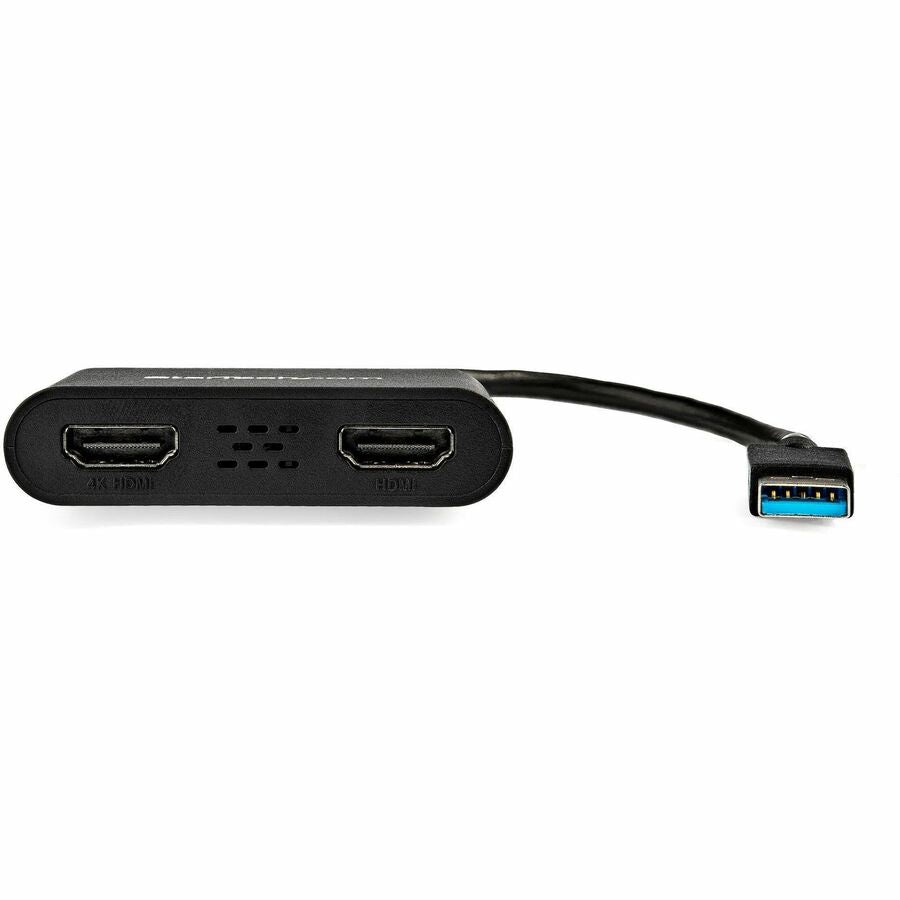 StarTech.com USB 3.0 to Dual HDMI Adapter, USB to 2x HDMI Monitor Converter for Windows (no support for macOS/ChromeOS/Linux) - TAA - USB32HD2