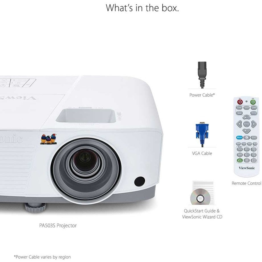 ViewSonic PA503S 3D Ready DLP Projector - 4:3 - Portable - PA503S