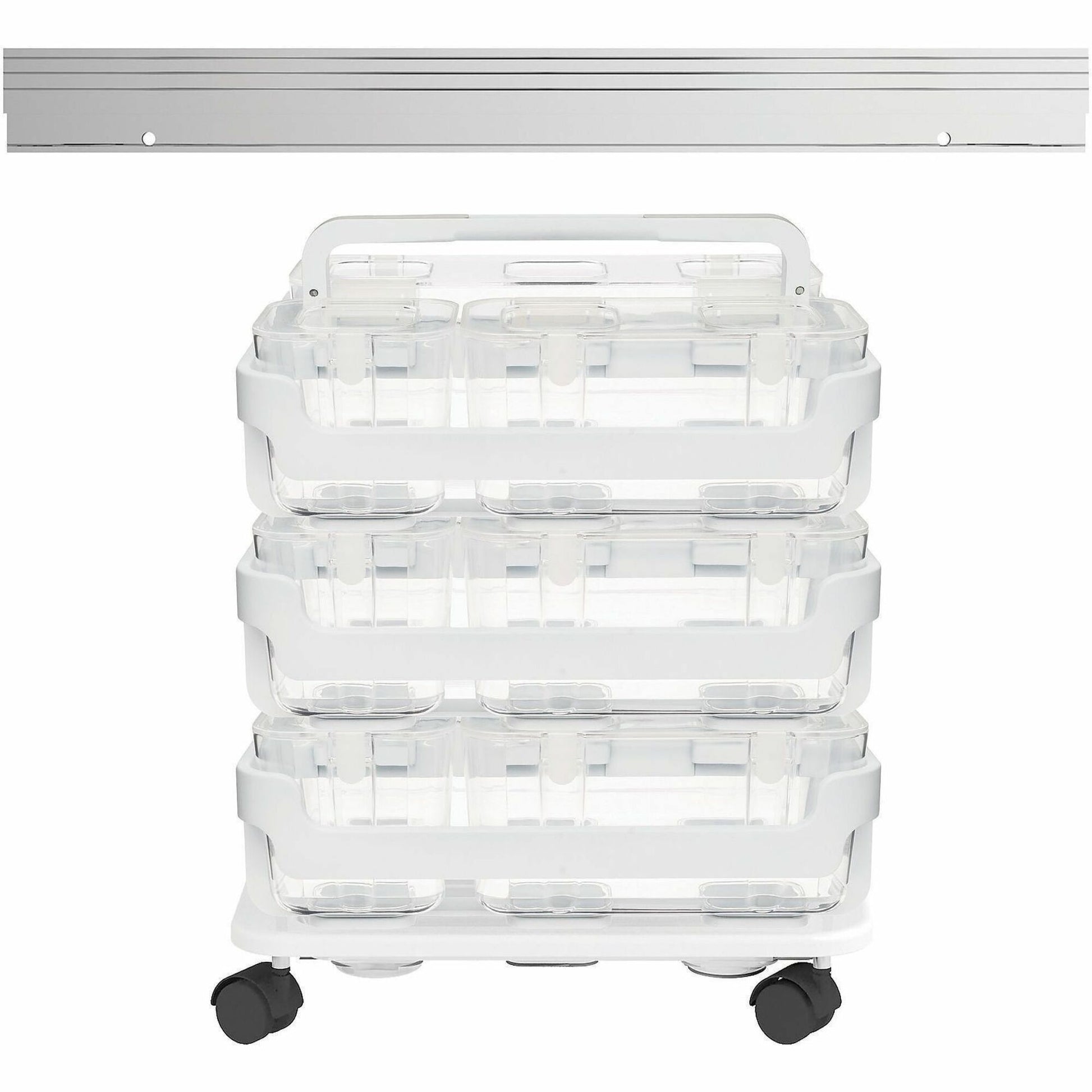 Deflecto Stackable Caddy Organizer Multi-Pack Bundle