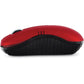 Verbatim Wireless Notebook Optical Mouse, Commuter Series - Matte Red - 99767
