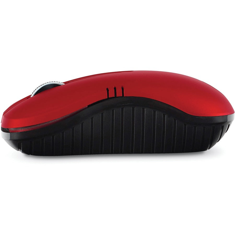 Verbatim Wireless Notebook Optical Mouse, Commuter Series - Matte Red - 99767