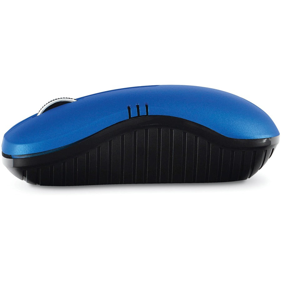 Verbatim Wireless Notebook Optical Mouse, Commuter Series - Matte Blue - 99766