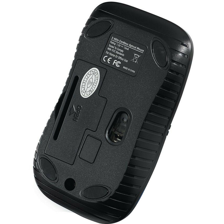 Verbatim Wireless Notebook Optical Mouse, Commuter Series - Matte Blue - 99766